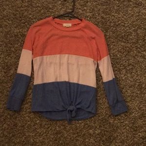 Multicolored top
